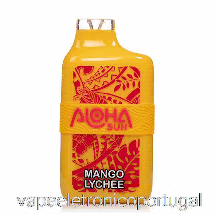 Vape Eletrônico Aloha Sun 7000 Descartável Manga Lichia